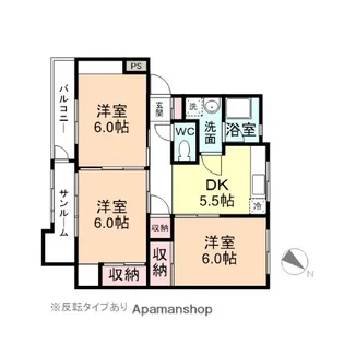 フェリーチェ【3階】の間取り