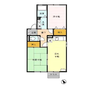 レジデンス アグリー【1階】の間取り