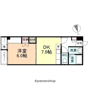 AGROST TOWER富山駅前【4階】の間取り