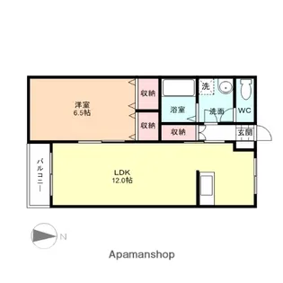 エクセルヒルズD棟【2階】の間取り