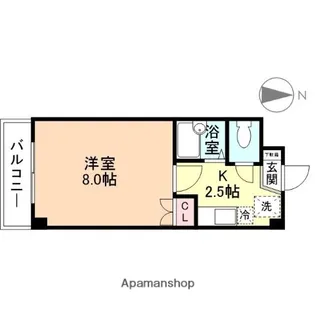 メディーナ杉谷21【302号室】の間取り