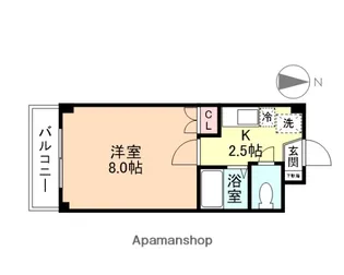 メディーナ杉谷21【308号室】の間取り