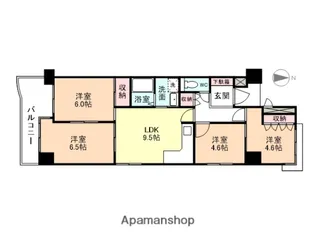 セントラルパレス【7階】の間取り