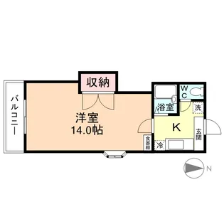 コーポレーション泉町【2階】の間取り