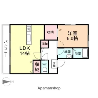 たんぽぽコーポ藤木【2階】の間取り