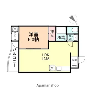 アネシス24【306号室】の間取り