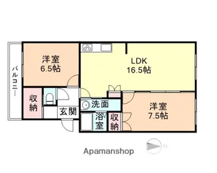 ルーチェ・ソラーレ【1階】の間取り
