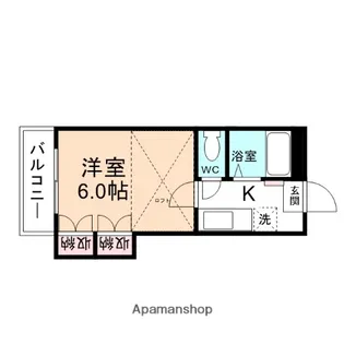 サンレオ安野屋【101号室】の間取り
