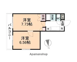 サンシャイン28【2階】の間取り