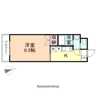 富山県富山市呉羽町【マンション】の間取り