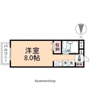エソール五福【1階】の間取り