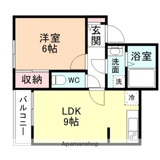 RAIZ星井【401号室】の間取り