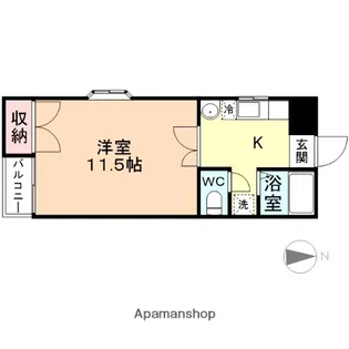 ガーデン【306号室】の間取り