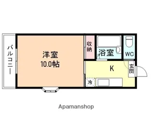 PLAZA寺町Ⅱ番館【301号室】の間取り