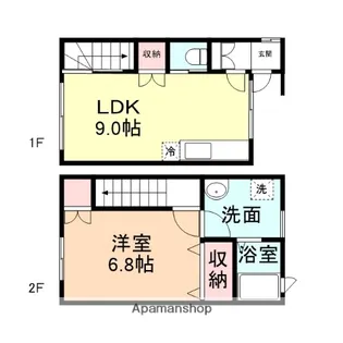 ガーデンヒル上冨居Ⅱ【115号室】の間取り