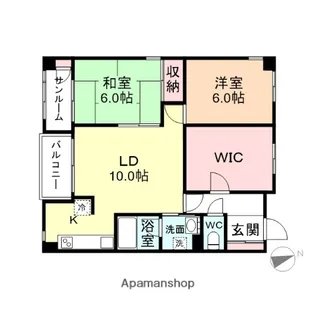ベルグランデ【8階】の間取り