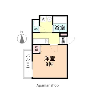 レジデンス・タカシ【212号室】の間取り