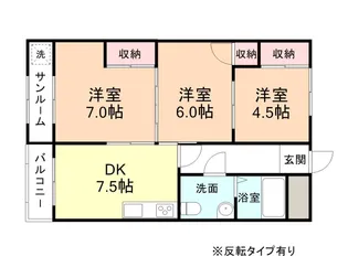 エンゼルハイム布瀬【1階】の間取り