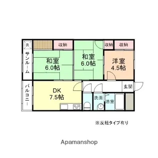 エンゼルハイム布瀬【2階】の間取り