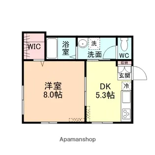 フェリオ眞野【102号室】の間取り