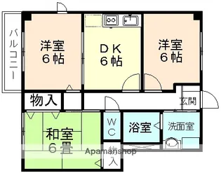 ル・グランヴェールⅠ【A101号室】の間取り