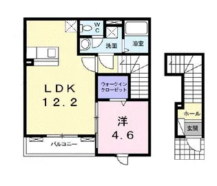第2 レイク ヴィレッジ【2階】の間取り