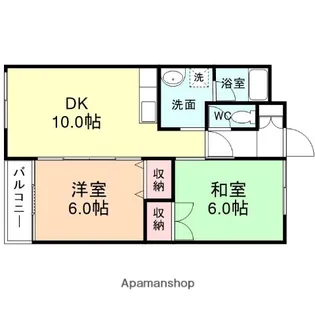 パナメゾンⅠ【101号室】の間取り