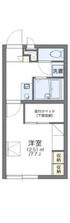 レオパレスシャンティーニュ【104号室】の間取り