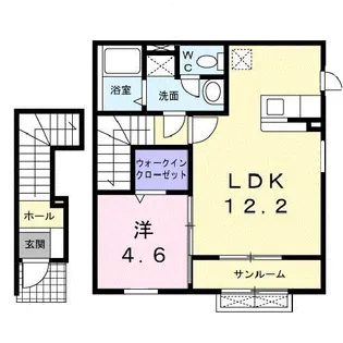 チマ・ピッコラ【2階】の間取り