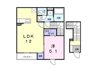 プロスパリティM.J【2階】の間取り