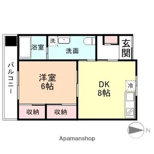 第3の森 サードプレイスⅠ【102号室】の間取り
