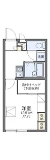 レオパレスセジュール茶屋【110号室】の間取り