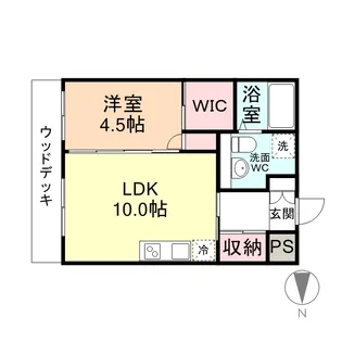 プラチナコートけやき【2階】の間取り