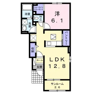 ポラリスB【1階】の間取り