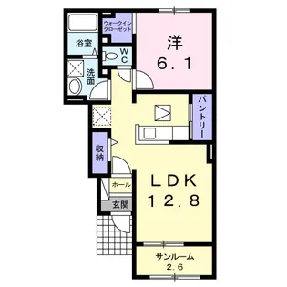 ポラリスB【1階】の間取り