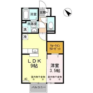 アルタイル藤ノ木【1階】の間取り