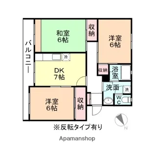 ガーデンハイツ奥田【2階】の間取り