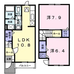 セレッソ【1階】の間取り