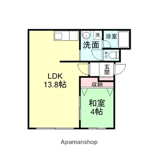 ロイヤルハイツⅡ【202号室】の間取り