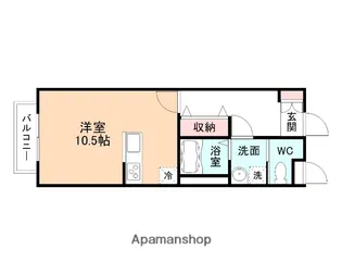 ブリーラ・チェバーロ【1階】の間取り