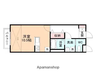 ブリーラ・チェバーロ【2階】の間取り