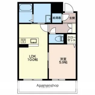 ファースト・コンフォーザ【1階】の間取り