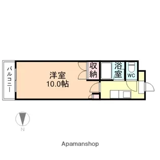 スカイハイム東中野【3階】の間取り