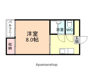 ミルク【303号室】の間取り
