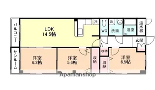 さくらいマンション立野【2階】の間取り