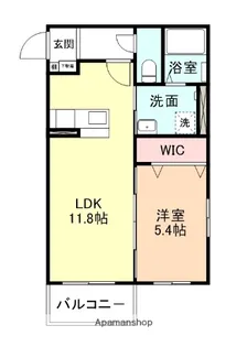 ファータ レジィナ【201号室】の間取り
