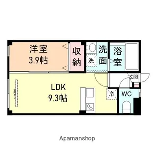 メルジーネ【302号室】の間取り