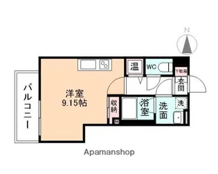 ファースト・レーベン大手町ANNEX【5階】の間取り