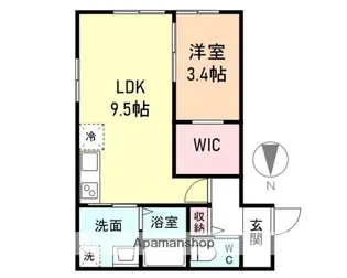ZORO【202号室】の間取り