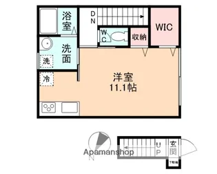 クレスト【2階】の間取り